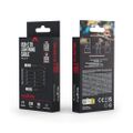 Maxlife MXUC-11 magnetický kábel USB-C - Lightning 1,0 m 27W čierny nylon