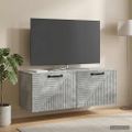 vidaXL Nástenná TV skrinka Nástenný Betónovo sivá 78,5 x 31 x 30 cm