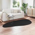 vidaXL Koberec HUARTE Čierna 100 x 200 cm Polyester