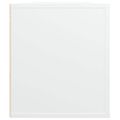 vidaXL TV skrinka biela 100x35x40 cm spracované drevo