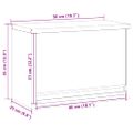 vidaXL Skrinka na náradie s úložiskom Červená a šedá 50 x 25 x 35 cm