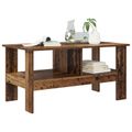 vidaXL Konferenčný stolík Staré drevo 90 x 50 x 45 cm Kompozitné drevo