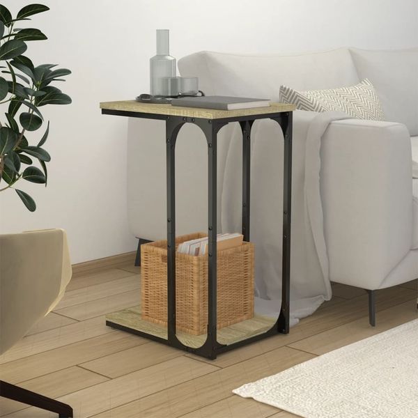 vidaXL Bočný stolík dub sonoma 40x30x60 cm spracované drevo