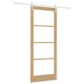 vidaXL Posuvné dvere Prírodná 86 x 211 cm