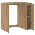vidaXL Kabinet na práčku s úložiskom Remeselný dub 87 x 60 x 89 cm