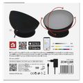 LED ambientná lampa EMOS ZCW11BR GoSmart, čierna, teplá biela–studená biela/RGB, WiFi