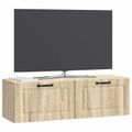 vidaXL Nástenná TV skrinka Dub sonoma 98 x 31 x 30 cm Kompozitné drevo