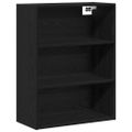 vidaXL Highboard 2 ks Čierny dub 69,5 x 34 x 180 cm