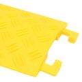 vidaXL Rampy na ochranu káblov 4 ks 98,5 cm žlté