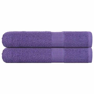 vidaXL Uteráky FROGN 2 ks fialové 100x200 cm 360 g/m²