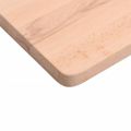 vidaXL Stolová doska 100x(45-50)x2,5 cm masívny buk