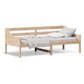 vidaXL Denná posteľ s matracom 80x200 cm masívna borovica