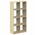 vidaXL Rozdeľovacia knižnica dub sonoma 69,5x29x137,5 cm kompoz. drevo