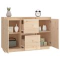 vidaXL Komoda 111x34x75 cm borovicový masív