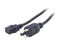 Elektrický kábel - NEMA L6-30 (M) do IEC 60320 C19 - 2.44 m - čierna - pre P/N: SRT10KXLTW, SRT3000XLTW, SRT5KXLTUS, SRT6KXLTUS, SRT6KXLTW, SRT8KXLJ, SRT8KXLTUS