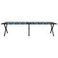 vidaXL Skladacia kempingová posteľ List 2 ks Les 193 x 69 x 45 cm