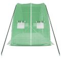 vidaXL Fóliovník s oceľovým rámom zelený 12 m² 6x2x2,85 m