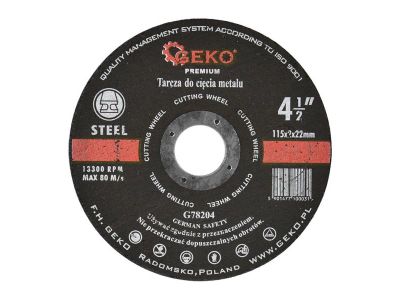 Kotúč rezný na kov, 115x2mm GEKO