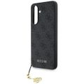 Guess HC PU 4G Charm puzdro pre Samsung Galaxy A56 Čierna