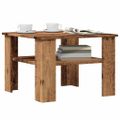 vidaXL konferenčný stolík Old Wood 60x60x42 cm Konštrukčné drevo