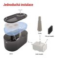 Vodná fontána EMOS H6101 Pet Care, 2,6 l, sivá