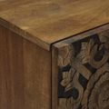 vidaXL Servírovacia skriňa 3 ks 60 x 33,5 x 75 cm Masívne mango drevo