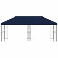 vidaXL Záhradný altánok 6 x 3 m Modrá Polyester a oceľ 190 gsm