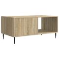 vidaXL Konferenčný stolík Dub sonoma 90 x 50 x 40 cm Kompozitné drevo