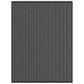 VidaXL Rohožka Stripe Black and Grey 90x120 cm