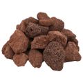 vidaXL Sopečné kamene 25 kg červené 5-8 cm