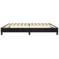 vidaXL Posteľný rám s boxspringom čierny 200x200 cm zamat