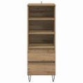 vidaXL Highboard Remeselný dub 40 x 36 x 110 cm Kompozitné drevo