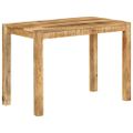 vidaXL Jedálenský stôl 110x55x76 cm masívne mangové drevo