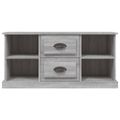 vidaXL TV skrinka sivý dub sonoma 99,5x35,5x48 cm kompozitné drevo