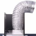 vidaXL Digestor s dotykovým displejom, biely 900 mm