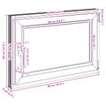 vidaXL Otočné a sklopné okno do suterénu RISOR 90 x 60 cm PVC a sklo