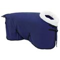 vidaXL Plášť pre kone Námornícka modrá 155 cm Polárna fleece