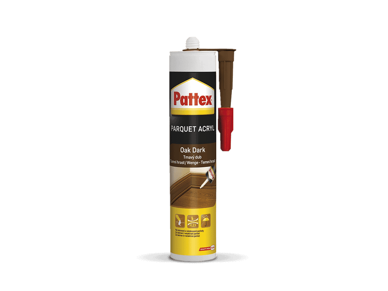 1293832 Pattex Parket tmel, tmavý dub, 310 ml