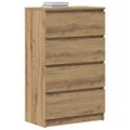VidaXL Príborník Artisan Dub 60x35x98,5 cm Konštrukčné drevo