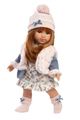 Llorens 53555 NICOLE - realistická bábika s látkovým telom - 35 cm