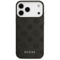 Obal Guess Peony Hot Stamp Script MagSafe pre iPhone 17 Pro Max čierny