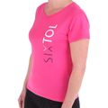 Dámske tričko T-SHIRT, ružová, veľkosť S, 100% bavlna SIXTOL