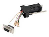 F/F - Sériový adaptér - DB-9 (F) do RJ-45 (F) - GC98FF - pre P/N: ICUSB2324852, ICUSB422