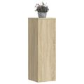 vidaXL Stojany na kvety 2 ks, dub sonoma 33x33x100cm, kompozitné drevo