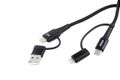Multikabel USB C-USB C iOs USB A FullLINK 1m UC-15 AMiO-02547
