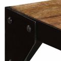 vidaXL Jedálenský stôl 120 cm masívne surové mangovníkové drevo a oceľ