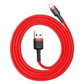 Baseus Cafule USB Lightning kábel 2,4 A 1 m (čierny + červený)