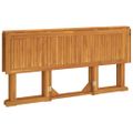 vidaXL Skladací záhradný stôl motýľ 150x90x75 cm tíkový masív