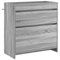vidaXL Skriňa pod umývadlo do kúpeľne Sivý Sonoma 78,5 x 37,5 x 81 cm