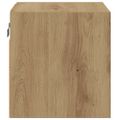 vidaXL TV nástenné skrinky s LED osvetlením 2 ks Artisan Dub